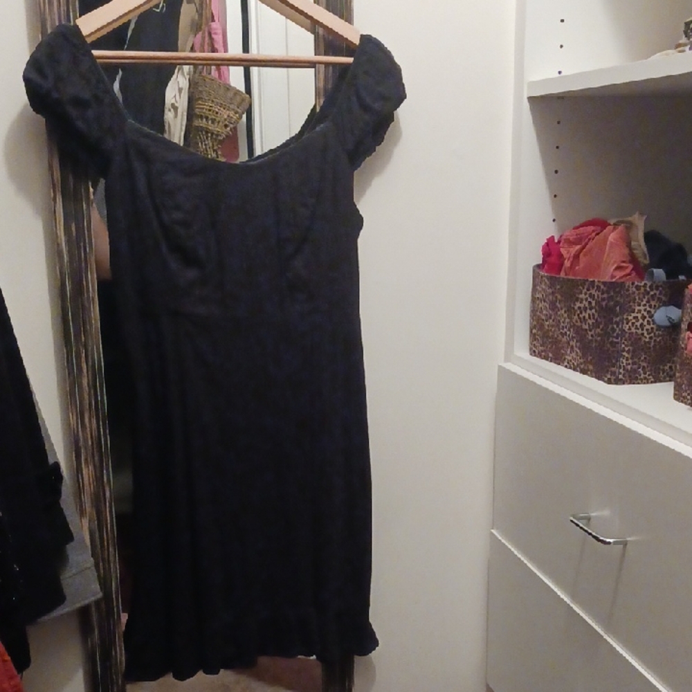 Black Dress Linen Dress